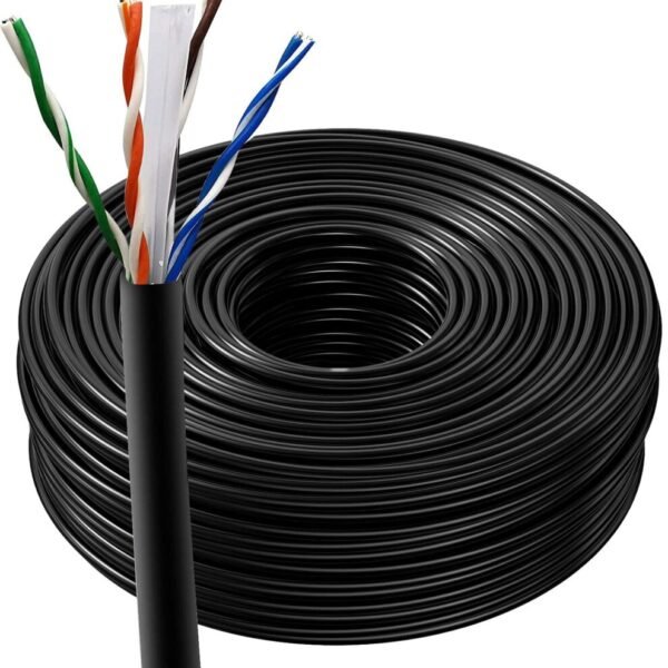 CAT 6 OUTDOOR CABLE D-LINK BLACK 305 METERS ROLL