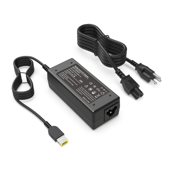 Lenovo USB Charger Complete | Fast Charging | Compact Design | Black