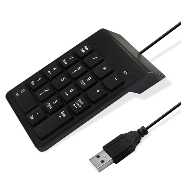 Numeric Wired Keypad | USB | 19 Keys | Portable