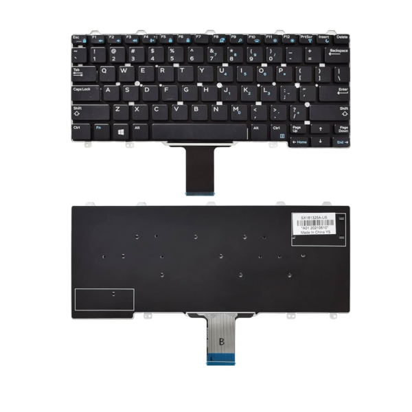 Dell Latitude E5270 Replacement Keyboard | Black | Compatible Layout |