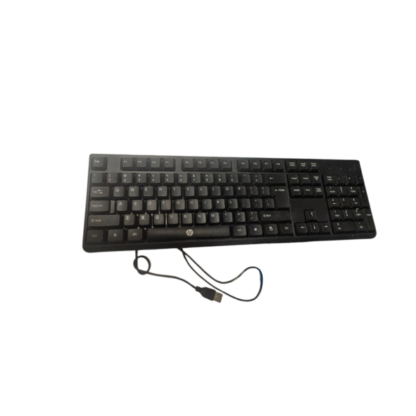 HP K1600 Wired Keyboard | USB Plug & Play | Slim Design | Durable Keys