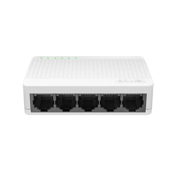 Tenda 5 Port Ethernet Switch | 10/100 Mbps | Plug & Play | Compact Design | 1 Year Warranty