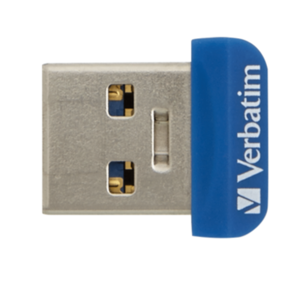 Verbatim 32GB Flash Drive | USB 3.2 Gen 1 | Snag-Free Low Profile | Blue | High-Speed Portable Storage