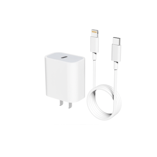 iPhone 11 Pro Complete Charger | Fast Charging Adapter + USB-C to Lightning Cable