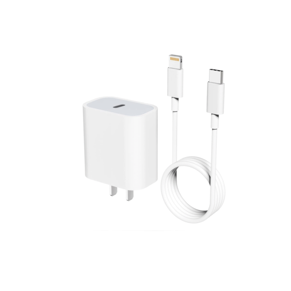 iPhone 11 Pro Complete Charger | Fast Charging Adapter + USB-C to Lightning Cable