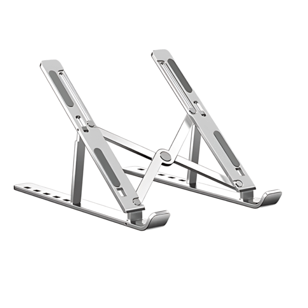 Adjustable Aluminum Laptop Stand | Universal Fit for 10"–17" Laptops