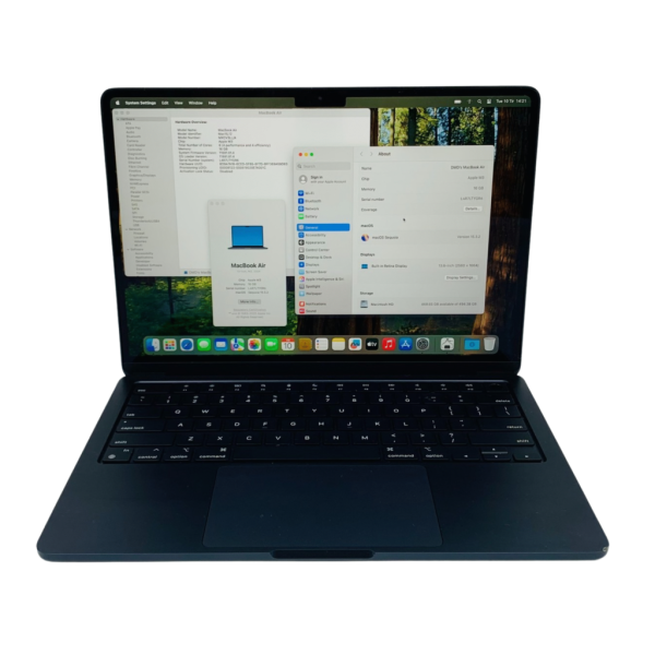 Apple MacBook Air MAC A3113 | M3 Chip 8-Core CPU | 10-Core GPU | 16GB Unified Memory | 512GB SSD | 13.3″ Liquid Retina | Thunderbolt 3 / USB4 | FHD Camera | macOS Sonoma