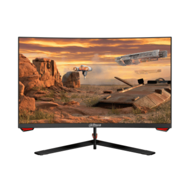 Dahua E230C 27″ FHD Curved Gaming Monitor | 1500R Curvature | 165Hz Refresh Rate | 5ms Response Time | Adaptive Sync | 250 nits Brightness | 1 Year Warranty – Brand New