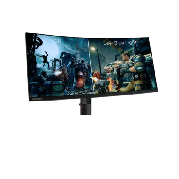 Lenovo G34w-30  ultimate visuals| 34″ Ultrawide QHD Curved Gaming Monitor | 3440×1440 | 165Hz | FreeSync Premium | HDMI 2.1 + DP 1.4 | EyeSafe | Tilt & Lift – Raven Black| 34″ Ultrawide QHD Curved Gaming Monitor | 3440×1440 | 165Hz | FreeSync Premium | HDMI 2.1 + DP 1.4 | EyeSafe | Tilt & Lift – Raven Black - Image 3