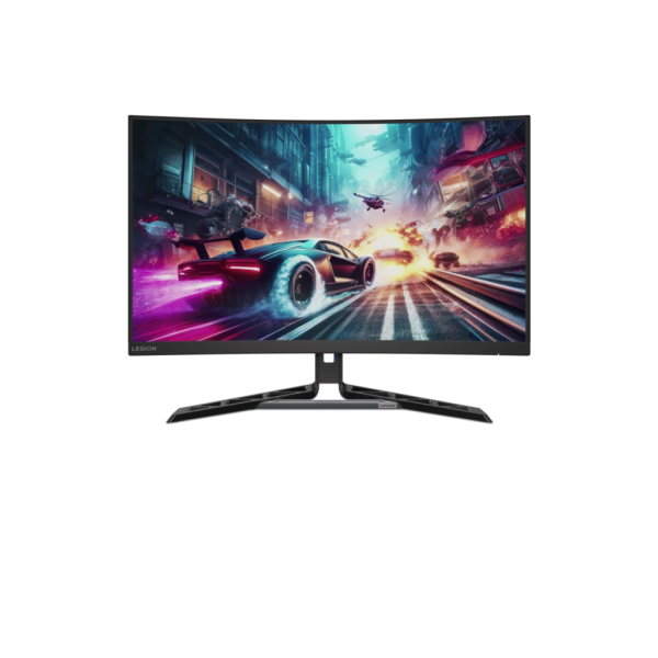 Lenovo R32qc-30 | 31.5″ Curved Gaming Monitor | QHD 2560x1440 | 180Hz | FreeSync Premium | Modular Camera Support | HDMI 2.1 + DP 1.4 | Height Adjustable