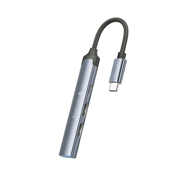 Light Wave 4-in-1 USB Hub Adapter