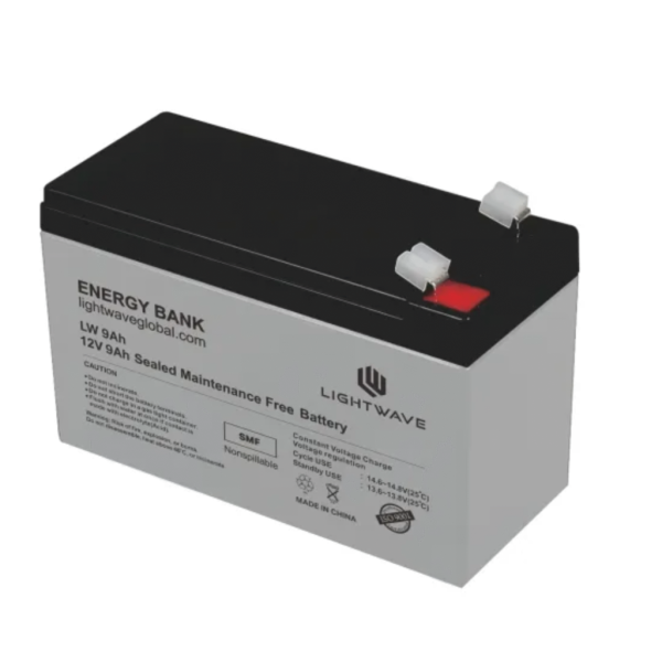 Lightwave 12V/9AH UPS Battery | High Performance | SMF Battery