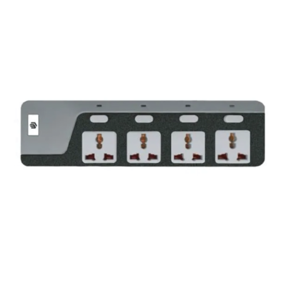 Lightwave Extension Socket 4 Way | 3 Metres | Overload & Surge Protection | 2500W Max Power