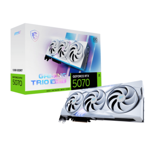 MSI GeForce RTX 5070 | 12GB GAMING TRIO OC | GDDR6X | DLSS 3.5 | Ray Tracing | Triple Fan Cooling