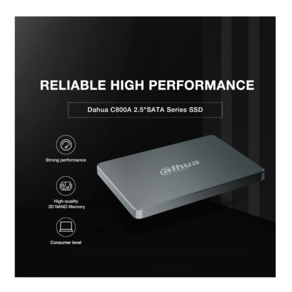 Dahua 2TB 2.5 SSD | SATA III | 550MB/s Read | 500MB/s Write | 2.5″ Form Factor | New