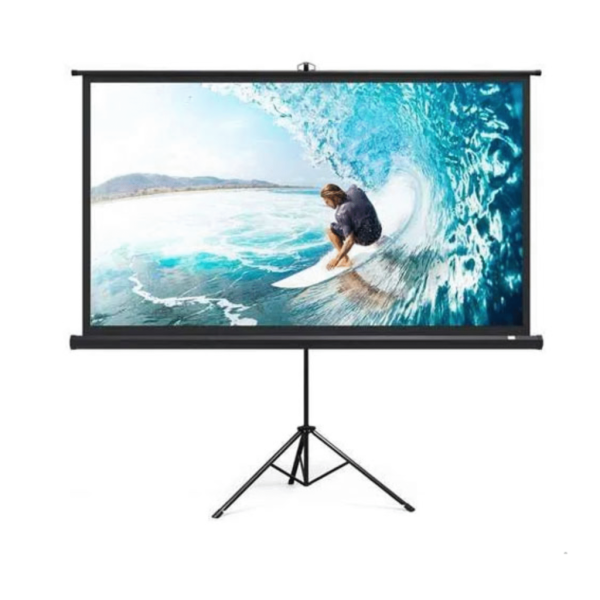 LW-EPS-180E Electric Projector Screen | Light Wave | 180 x 180cm | Motorized | RF Remote Control | Wall & Ceiling Mount |