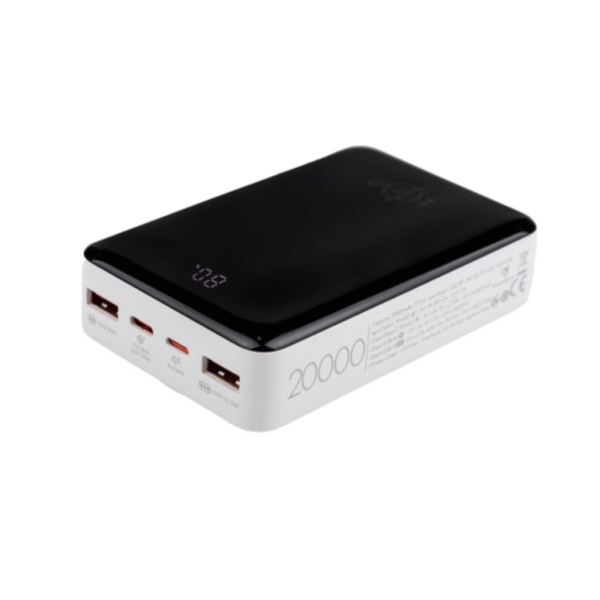 Lightwave Laptop Power Bank – |  20000mAh | USB-C1, USB-C2, A1, A2 | High-Capacity | Fast Charging | Laptop & Mobile Compatible | Brand New