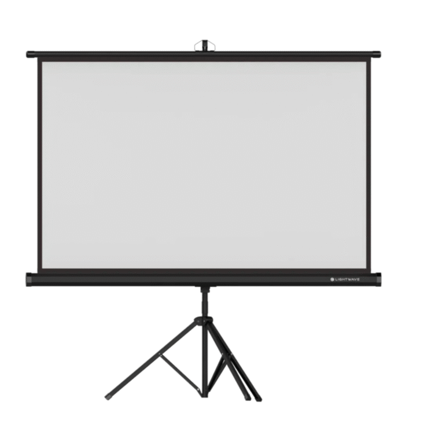 TPS 200T Tripod Projector Screen | Light Wave | 200 x 200cm | Foldable Tripod Stand | 360° Rotation | Portable | Brand New