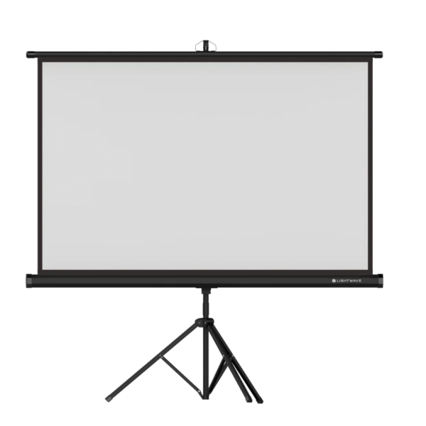 TPS 200T Tripod Projector Screen | Light Wave | 200 x 200cm | Foldable Tripod Stand | 360° Rotation | Portable |