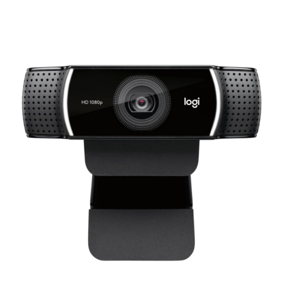 LOGITECH C922 Pro Stream Webcam – 1080p HD, 60 fps (720p), Background Replacement, Dual Mics (Black)