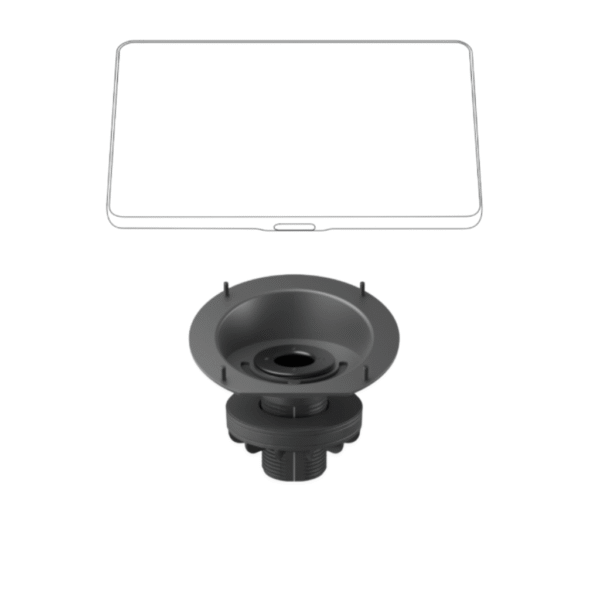 LOGITECH Tap Riser Mount – Video Conferencing Controller Mounting Kit ultimate durability(Black)