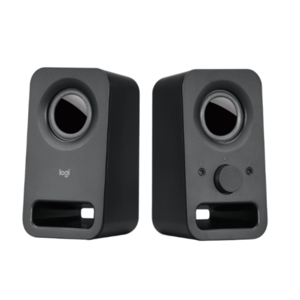 LOGITECH Z150 Multimedia 2.0 Channel Speakers – 6W Peak Power, Front Headphone Jack, Volume Control