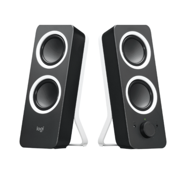LOGITECH Z200 Multimedia Speakers – 2.0 Stereo, 10W Peak Power, Bass Control