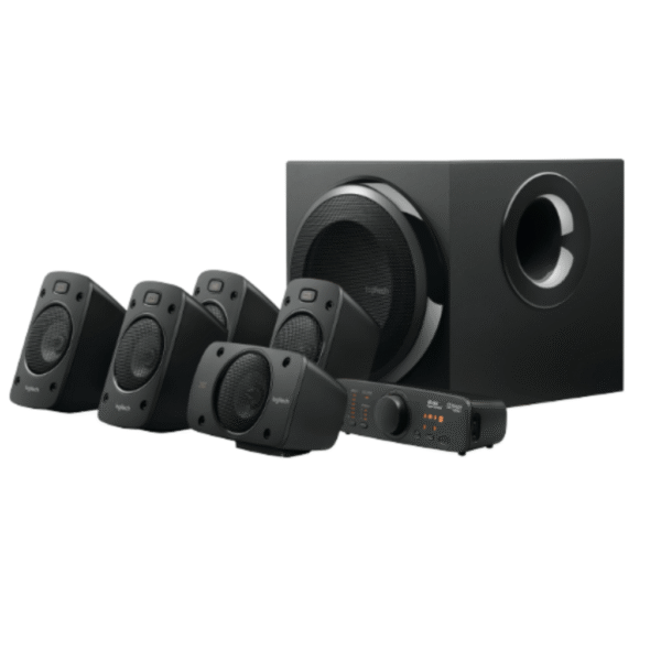 LOGITECH Z906 5.1 Surround Sound Speaker System – THX Certified, 1000W Peak, Digital Surround