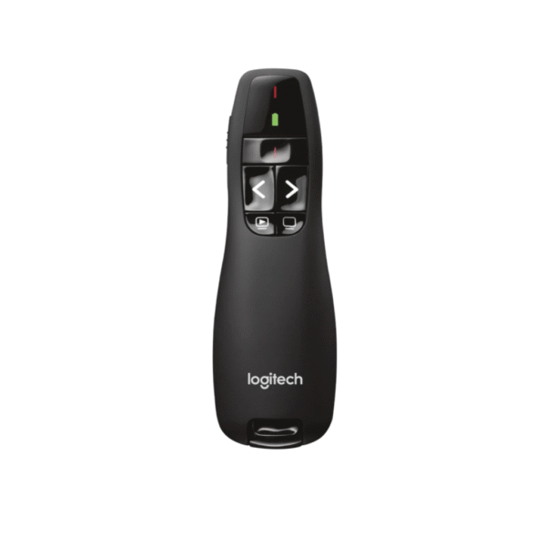 Logitech R400 Wireless Presentation Remote Black | USB 2.4 GHz | Red Laser Pointer | Range up to 15 m