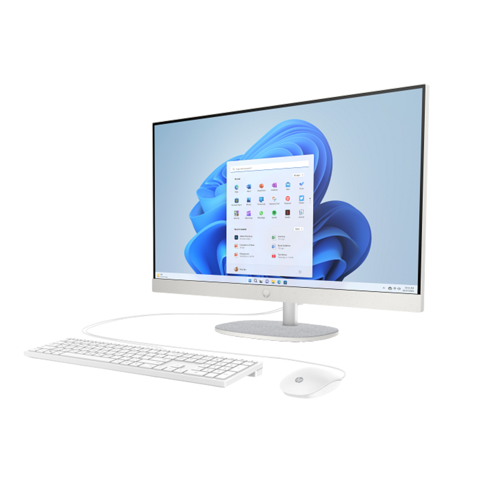 HP All-in-One 27-cr Series – Intel Core i7 13th Gen, 16GB DDR4 RAM, 1TB NVMe SSD, 27” FHD Touch, White - Image 3
